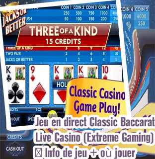 R&eacute;centes infos classic casino